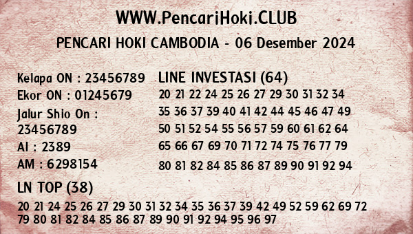 Prediksi Cambodia