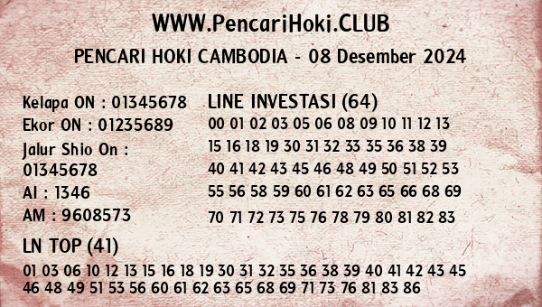 Prediksi Cambodia