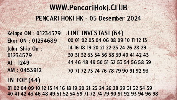 Prediksi HK