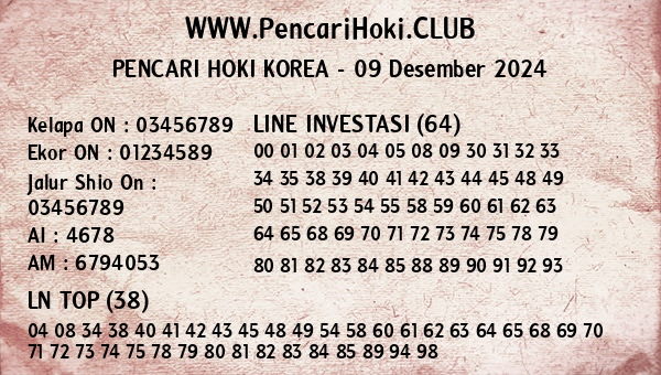 Prediksi Korea