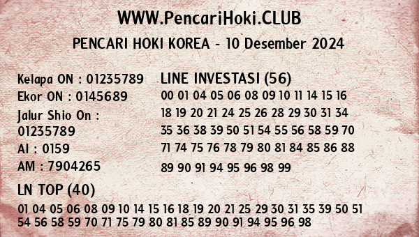 Prediksi Korea