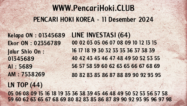 Prediksi Korea